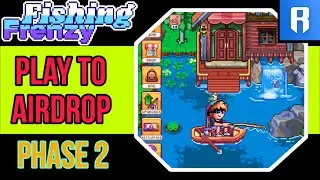 (Fishing Frenzy) Official Gamefi of Ronin! Free Play To Airdrop Phase 2 | GMF Crypto