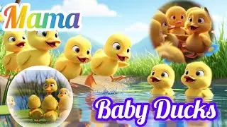 Mama and Baby Ducks  #Shorts  #viral  #cartoon #kids  #abcd #funny #song