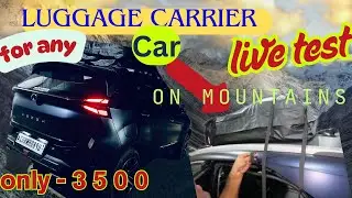 Tata Nexon ICNG Full Load Test | Boot + Roof Carrier Full | Yamunotri Road Trip