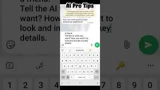 ​#AITips #PromptWriting #AIbeginner #LearnAI #GenerativeAI