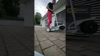 Hoverboard Attachment Platform. Mini micromobility Cargoscooter Invention.VoiceFilter