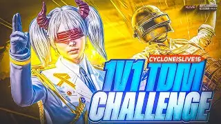 1v1 TDM Room Challenge 🔥 M416 & M24 | Daily BGMI Live | CycloneIsLive16