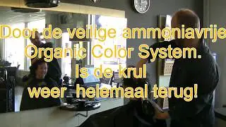Met Organic Colours System weer mooie kleur en krul  kapper Katwijk krullen knippen metamorfose mrt