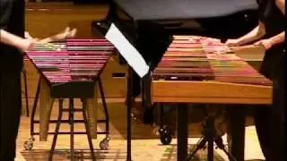 Jessica Ryckewaert Playing Marimba Duet by Phillipe Manoury on Adams Marimba