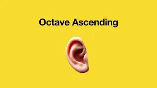 Ear training | Octave Interval Ascending (1 hour)