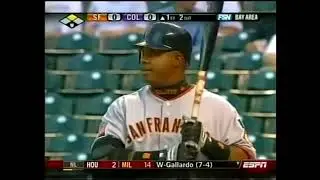 The Last Three Home Runs of Barry Bonds Career