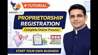 Registering a Proprietorship/proprietorship firm registration online/proprietorship firm registor