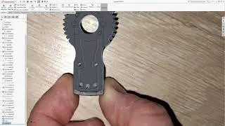 Redesigning / CAD drawing of NAO's hip gear for 3D printing and repair