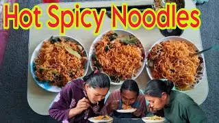  || Hot spicy noodles ||आजको हाम्रो दिन को सुरुवात यहाँ बाट भयो #babitpramila 