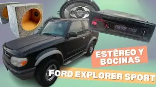 Ford Explorer 1997 4x4 motor 4.0 instalación de estéreo y bocinas ¿vale la pena un estéreo viejo?