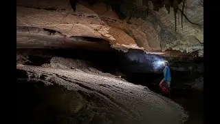 Half of this cave has collapsed, but we are determined to find a way through!