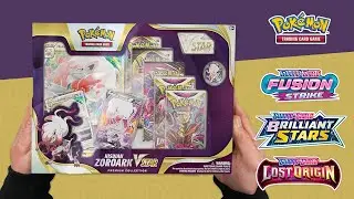Hisuian Zoroark Premium Collection: Pokemon Cards Opening No Talking
