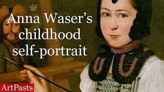 Anna Waser's self portrait 1691