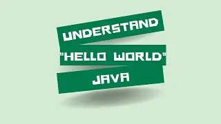 Understanding Hello World program in Java