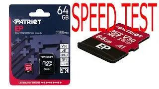 PATRIOT EP Series 64GB MICROSDXC V30 A1 TESTING