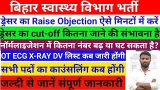 What will be the cut-off for DRESSER? How much will the number increase in normalization? When wi...