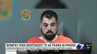 Bonifay man sentenced to 45 years in behind bars