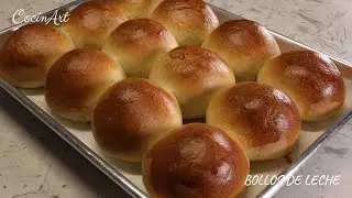 BOLLOS DE LECHE!! SUAVES Y ESPONJOSOS.. Receta f&aacute;cil y aprueba de errores,  100% HECHA EN CASA.