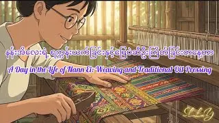 A Day in the Life of Weaving and Traditional Oil Pressing ရက္ကန်းယက်ခြင်းနှင့်မြေပဲဆီဦးကြိတ်ခြင်: