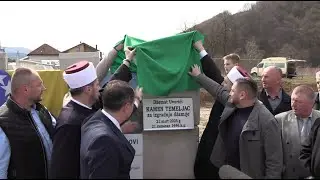 Džemat Uvorići, MIZ Gračanica - Visoko: Položen kamen temeljac za novu džamiju
