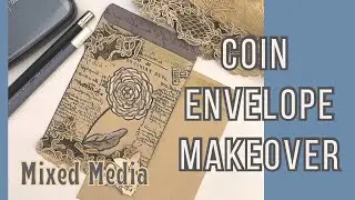 Превратите конверт для монет в красивый карман для ежедневника | Простая идея для однодневок!