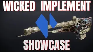 New Stasis exotic scout rifle Wicked Implement (Showcase)