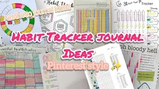 Habit Tracker ideas✨journal ideas💡 Pinteresty inspired Habit Tracker inspo|must try ! @simplyavi24 