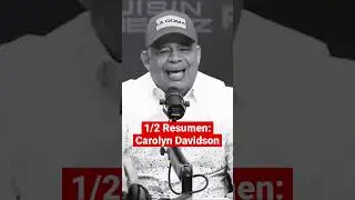 1/2 Carolyn Davidson - Luisin Jimenez #noticias #republicadominicana #viral #rd