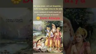 🕉From curse to liberation&mdash; Devi Ahalya&rsquo;s divine redemption by Lord Rama will leave you speechless.🔱