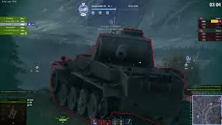World of Tanks WaffenTrager: Legacy Thunderbolt (Victory) gameplay (no commentary)