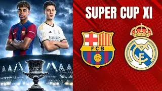 Is Arda G&uuml;ler in the Starting XI? | Barcelona vs Real Madrid Super Cup Final