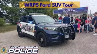 Waterloo Regional Police Service Ford Explorer Quick Walkaround At Cambridge FD Station 1 9/13/2025