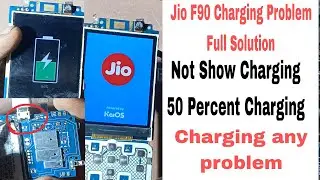 Jio f90m Charging issue full Solution 50% Percent Not Show Problem 100%work