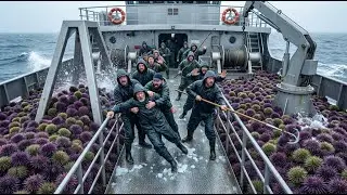 Sea Urchins Flood the Deck &mdash; Giant Harvest Turns the Ship Into a Minefield