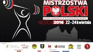 MISTRZOSTWA POLSKIJ.iJ. DO LAT 20 W PODNOSZENIU CIĘŻAR&Oacute;W PZPC &ndash; transmisja na żywo