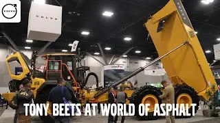 Tony Beets Visits Volvo Booth at World of Asphalt 2025