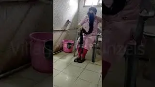 Momey Kalita Long hair washing | Long Hair | Shampoo | Hair Wash | Wet Hair | Rapunzel