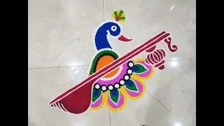 वसंत पंचमी रंगोली | BASANT PANCHAMI RANGOLI | Saraswati Puja Rangoli | सरस्वती माता रंगोली | Veena