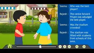Ch 14 | Jay Cee |  lets talk well english | Class 5 | A football match  | For children
