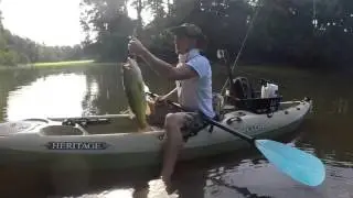 Personal best 6lb bass at Lake Marshall