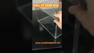 Cajas transparentes para sneakers &ldquo;Hall of Fame Box&rdquo; 🔥👊