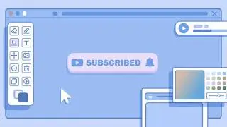 ❄️Aesthetic Blue intro template without text ❄️