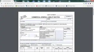 ACCORD FORM 126 COMMERCIAL FORM