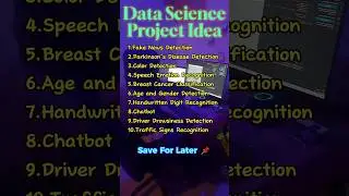 Top 10 Data Science Project Idea for your resume #resume #datascience #machinelearning #project