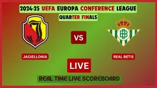 Jagiellonia Vs Real Betis LIVE Score UPDATE 2024-25 UEFA Europa Conference League Quarter Finals