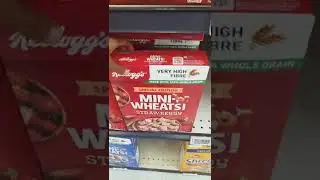SPECIAL EDITION STRAWBERRY MINI-WHEATS CEREAL #miniwheats #strawberry #cereal