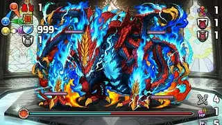 デスピリトゥス 降臨! 灼刺の雫龍 超絶壊滅級 #歴世の杯と神創の雫　#パズル　#パズドラ #コラボ　#ガンホー