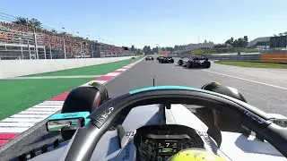 Hamilton Ultrapassagem Insana GP da Espanha Mercedes AMG Petronas 