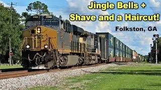 Crazy CSX Jingle Bells/Shave and a Haircut Horn Show!