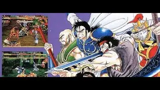 SANGOKUSHI II - WARRIORS OF FATE 2 PLAYERS- 1P. WEI YAN VIZOR 2P. GUAN YU JIM COMENTAO EN DIRECT.
